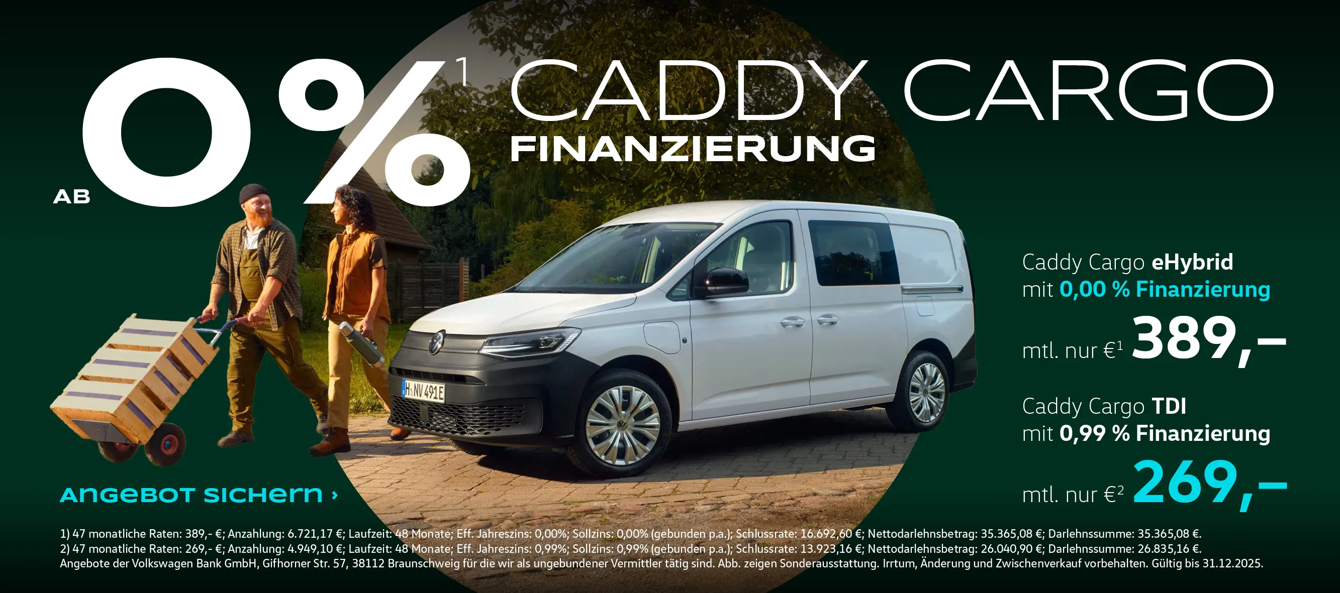 Caddy 0,99 Sonderfinanzerung