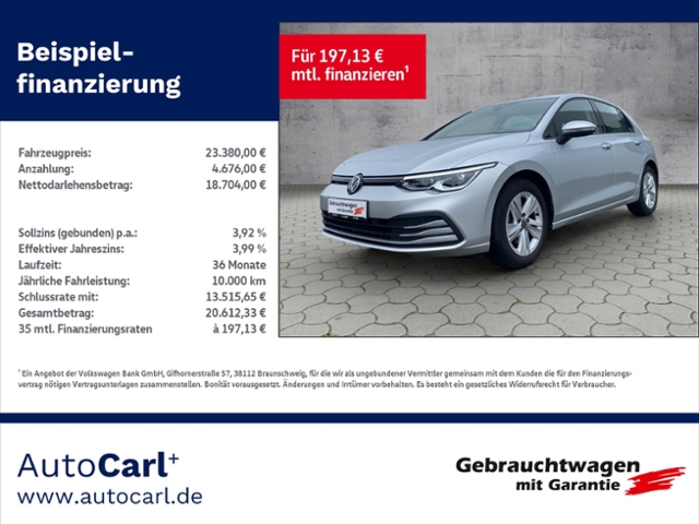Golf VIII Life 1.5 TSI BusinessPrem./LED+ KLIMA 
