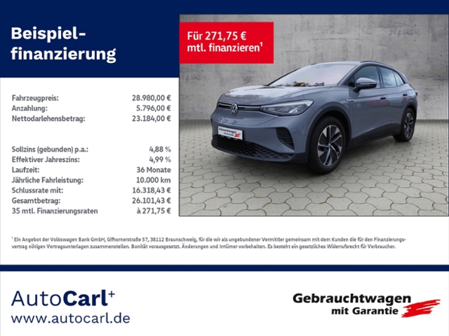 ID.4 Pro Perform 150kW Navi/AHK/ACC/RFK/SHZ/Carp