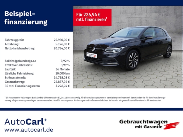 Golf VIII Active 2.0 TDI DSG HUD/ACC/PANO KLIMA