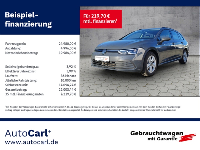 Golf VIII Variant Life 1.5 eTSI DSG LED+/NAV/SHZ