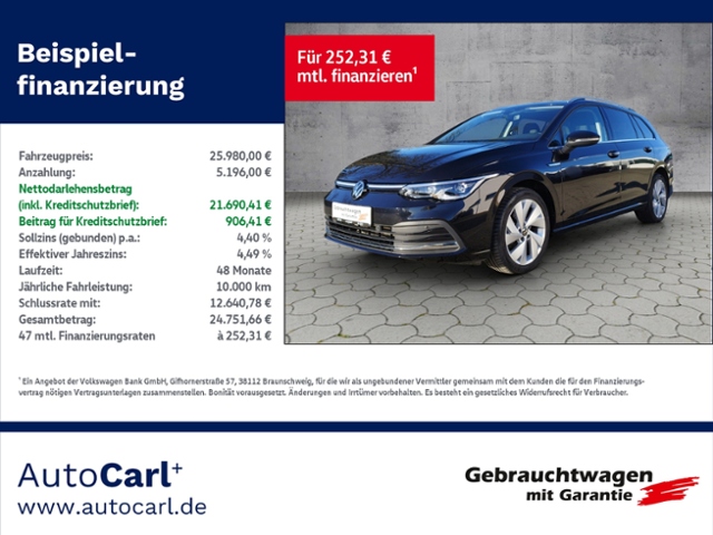 Golf VIII Variant Style 1.5 eTSI DSG Bus.Prem./I