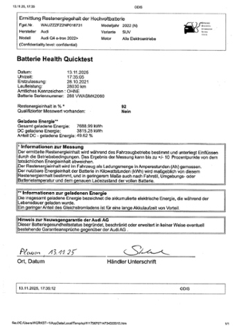 Q4 e-tron 50 quattro STH/NAV/ACC KLIMA LED LEDER