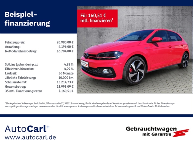 Polo GTI 2.0TSI DSG/ACC/SHZ/LED/Carplay KLIMA LE