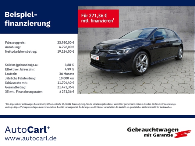 Golf VIII R-line 1.5TSI DSG IQ.Light/NAV/3ZK/Car