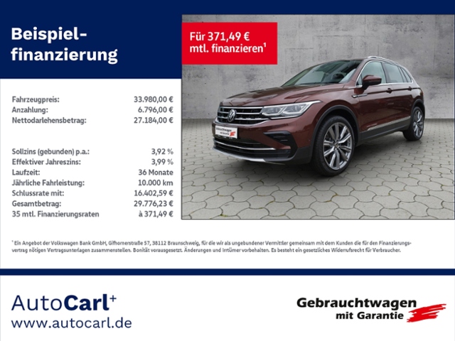 Tiguan Elegance 2.0 TDI 4Motion DSG KLIMA LED NA