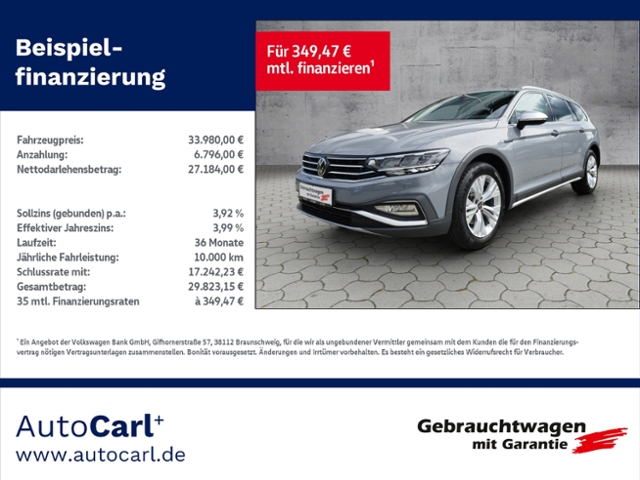 Passat Alltrack 2.0 TDI 4Motion DSG BusinessPrem