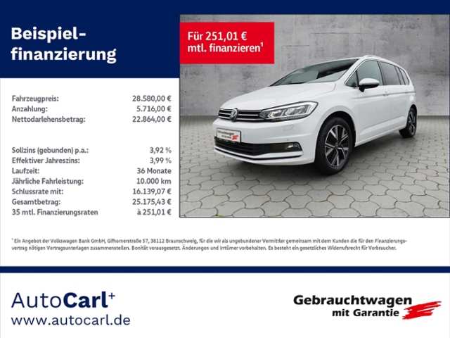 Touran Highline 1.5 TSI STH/BusinessPrem. KLIMA 