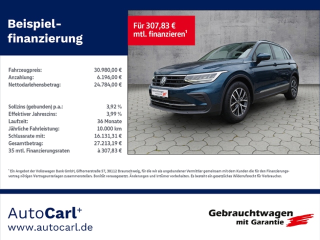 Tiguan Life 1.5 TSI DSG STH/BusinessPrem. KLIMA 